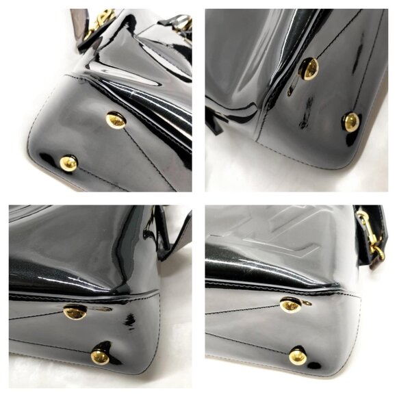 Authentic Louis Vuitton Miroir Black Vernis Tote Bag mon1690-110525 - Picture 9 of 16